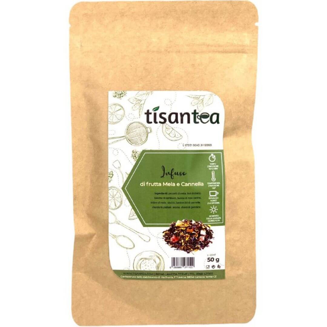 Infuso alla frutta - Mela e Cannella - 80 gr