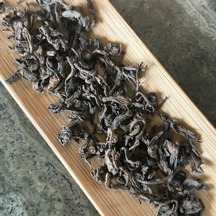 Puer Shu (cooked) Organic Ancient Tree Big Leaf Tea 50g