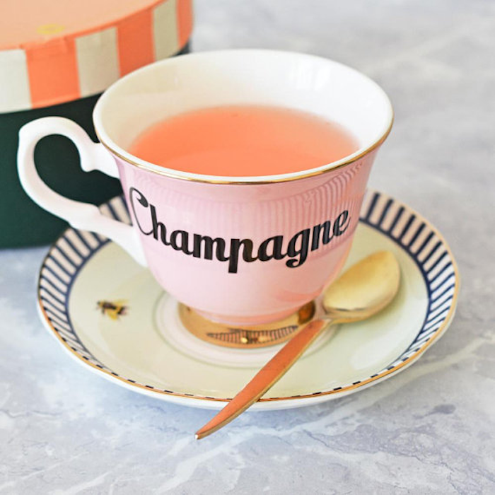PASTEL CHAMPAGNE teacup