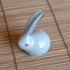 Ceramic Rabbit Tea Figurine