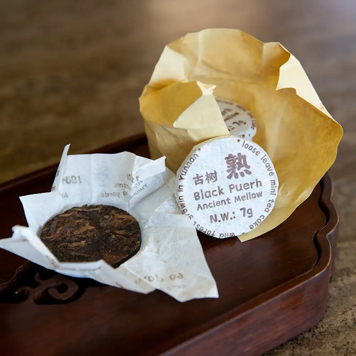 Puer Shu (Cooked) Tea Mini Cakes Ancient Mellow 49 gr