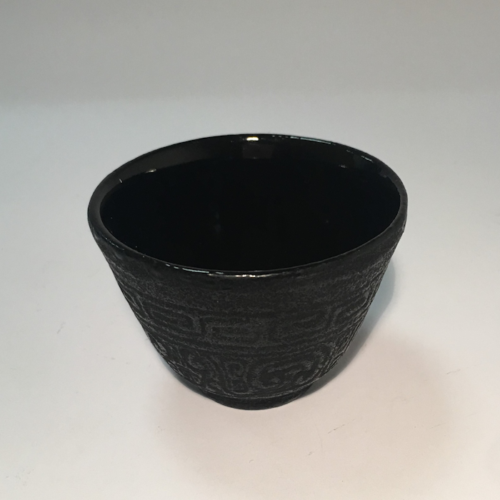 100 ml black cast iron mug