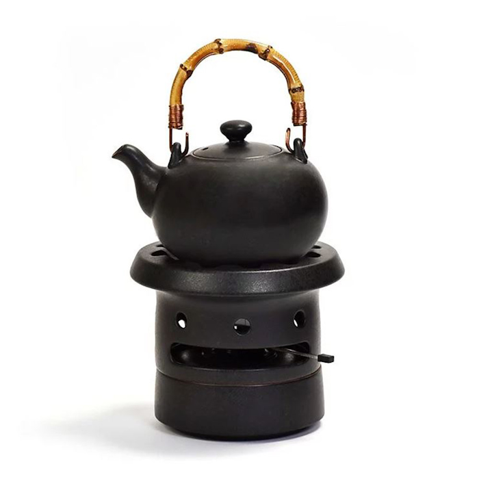 Kettle set with black stove Lin's Ceramic Studio