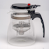 Glass teapot with pressure filter 500ml