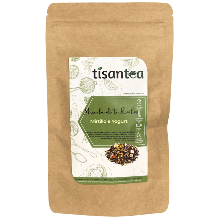 Rooibos tea blend, flavored with blueberry and yogurt for 25 Cups. image
