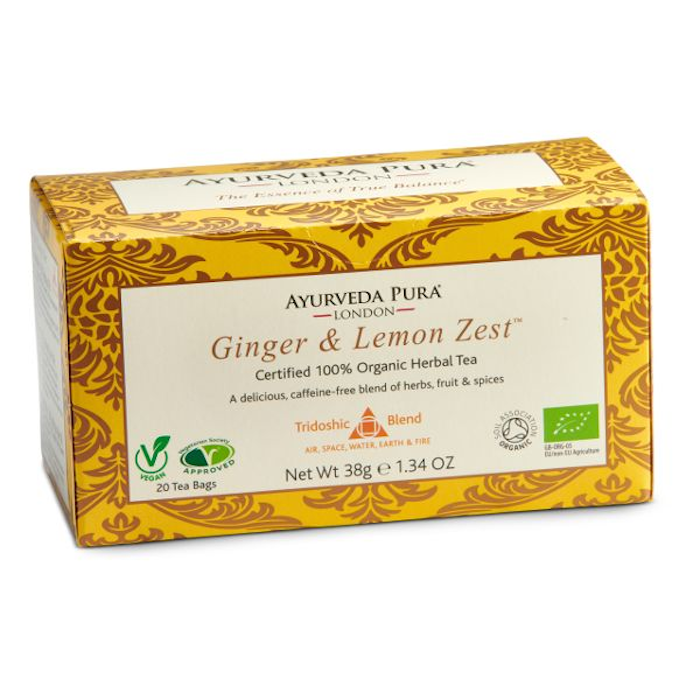 Ginger & Lemon Zest™ - Organic Herbal Tea