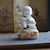 Porcelain figurine monk