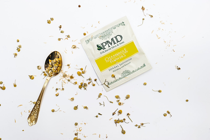 NEW. 100 Chamomile Flower Tea Bags.  Less Packaging | Less Waste image